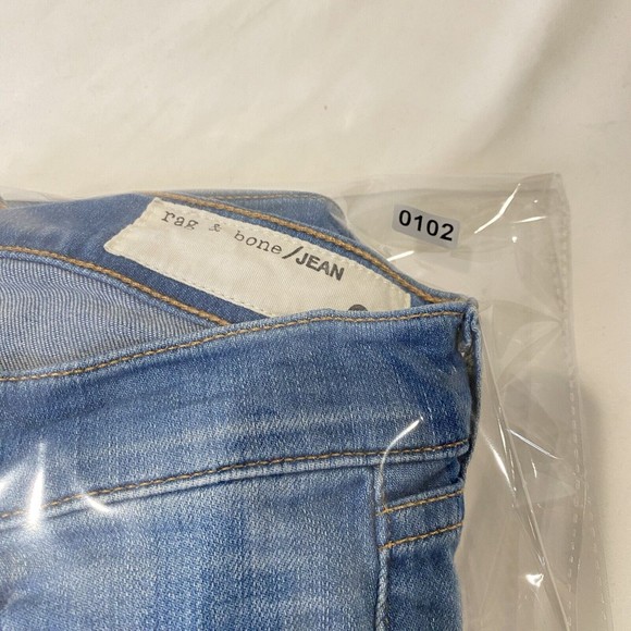 Rag & Bone Capri Jeans Sunset Women 25 Distressed Fray Raw Step Hem W1526K131 - Picture 15 of 15